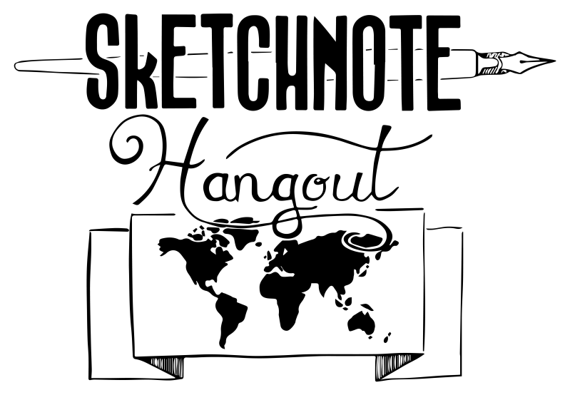 sketchnote hangout logo